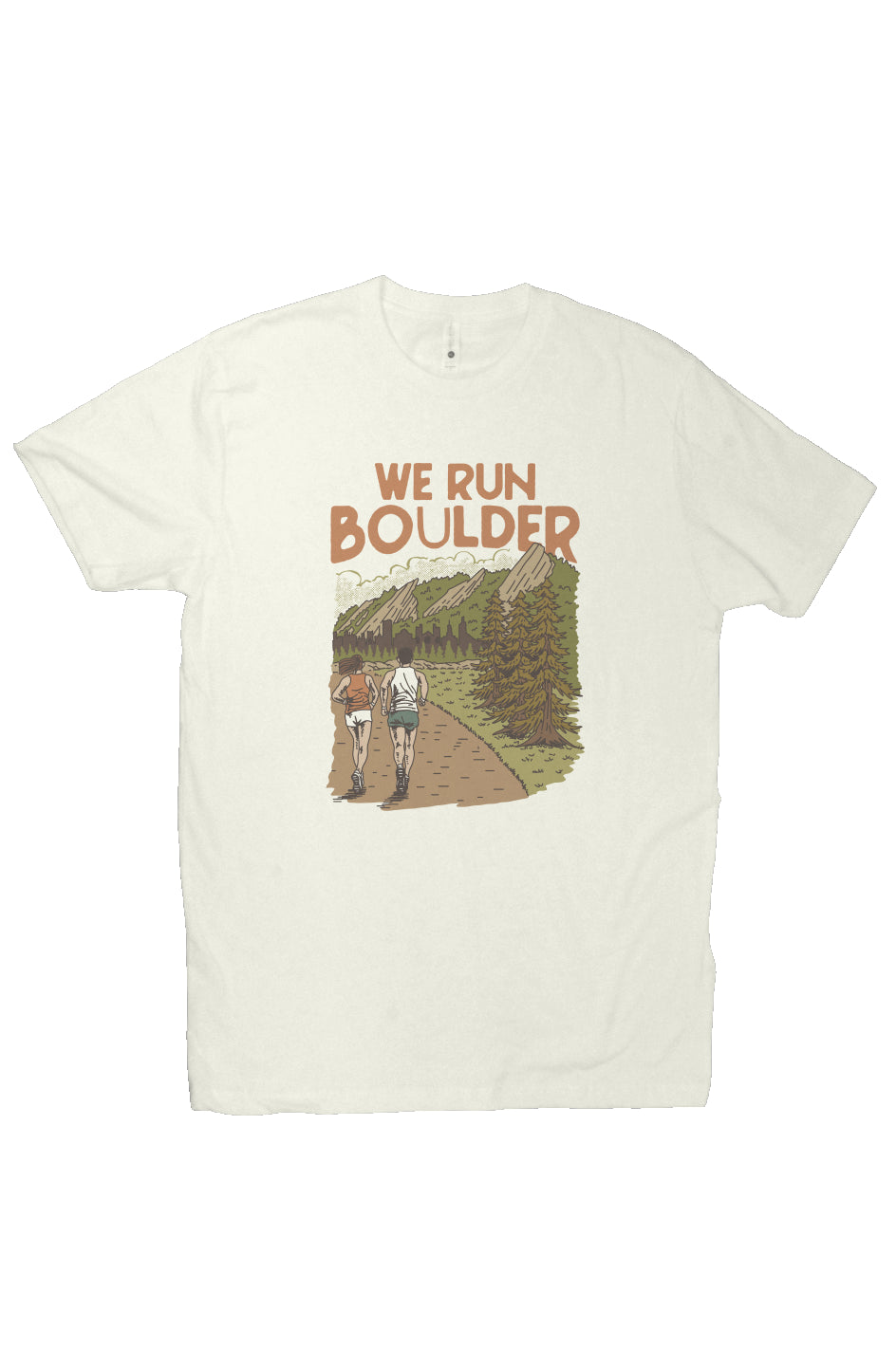 Retro Ridge Runner T worn during Bolder Boulder 10k at Chautauqua Park