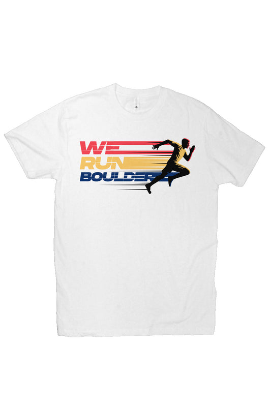 Velocity Vibe T (Colorado) shirt on Flatirons trail Boulder Colorado