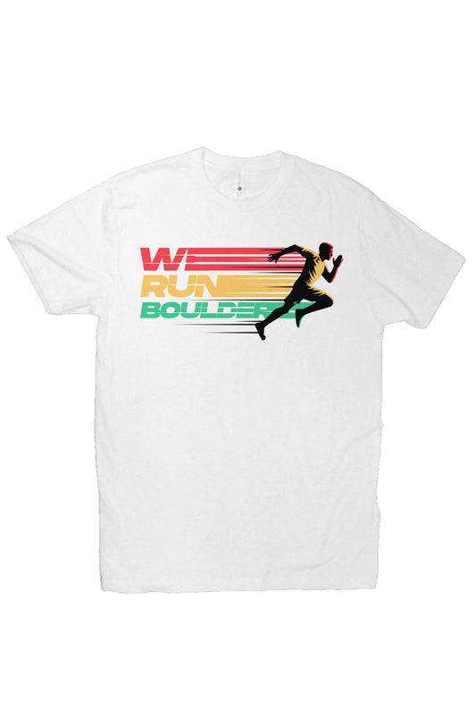Runner in Velocity Vibe T (One Love) on Colorado Front Range trail