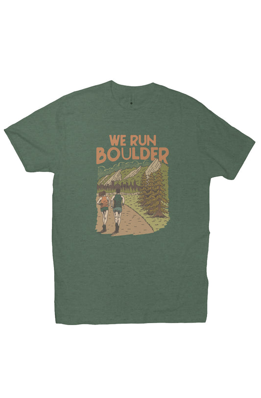 Retro Ridge Runner T worn during Bolder Boulder 10k at Chautauqua Park